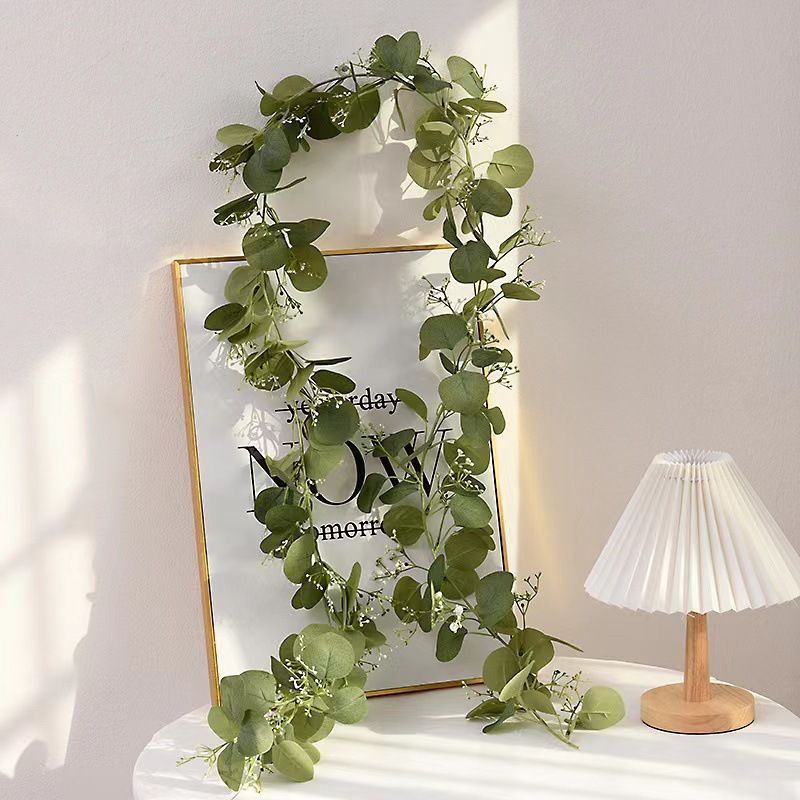 Artificial Eucalyptus Vine white