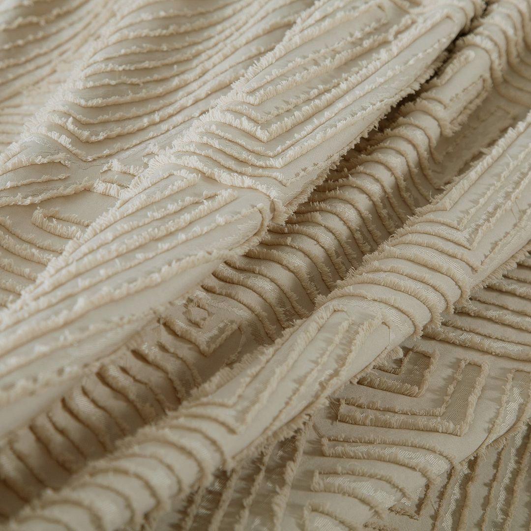 Tufted Textured Jacquard Quilt Cover Set - King Size