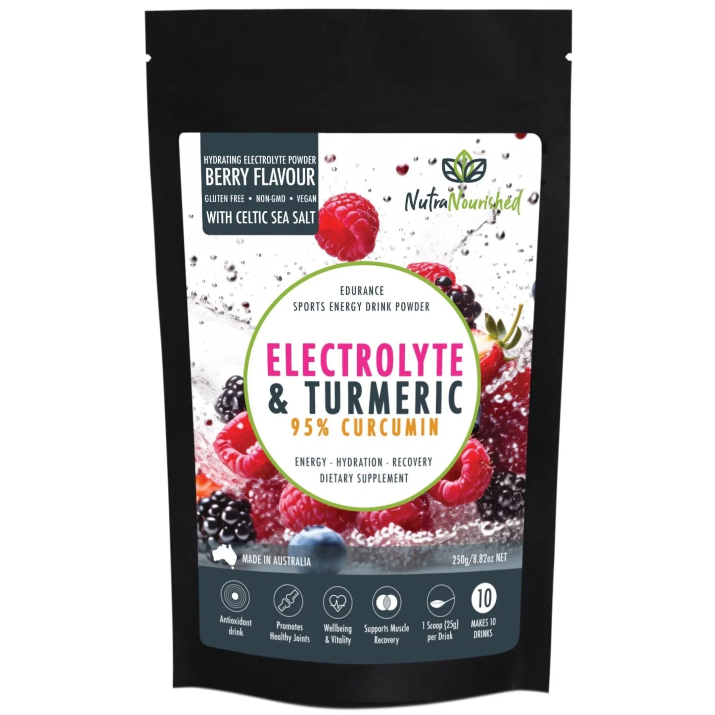 Electrolyte Hydration Powder, Mixed Berry 150g