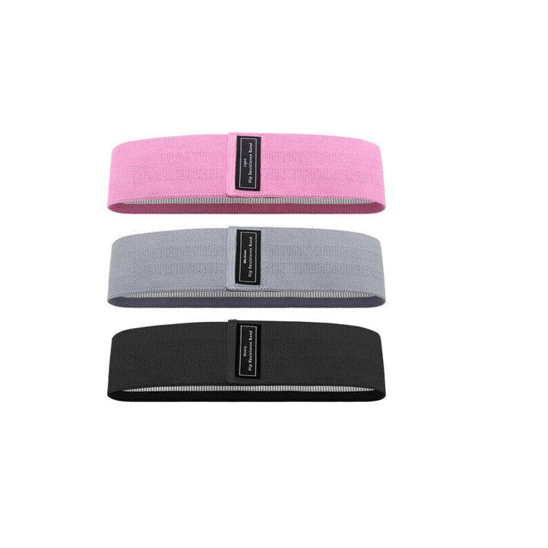Aolikes Set 3 Resistance Booty Bands Hip Circle Loop Bands Workout Exercise - Set of 3 (Green,Pink,Purple) with Bag