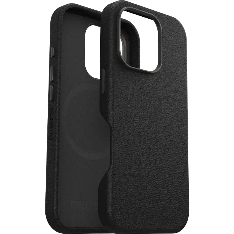 OtterBox Symmetry Cactus Leather Case for iPhone 16 Pro - Black