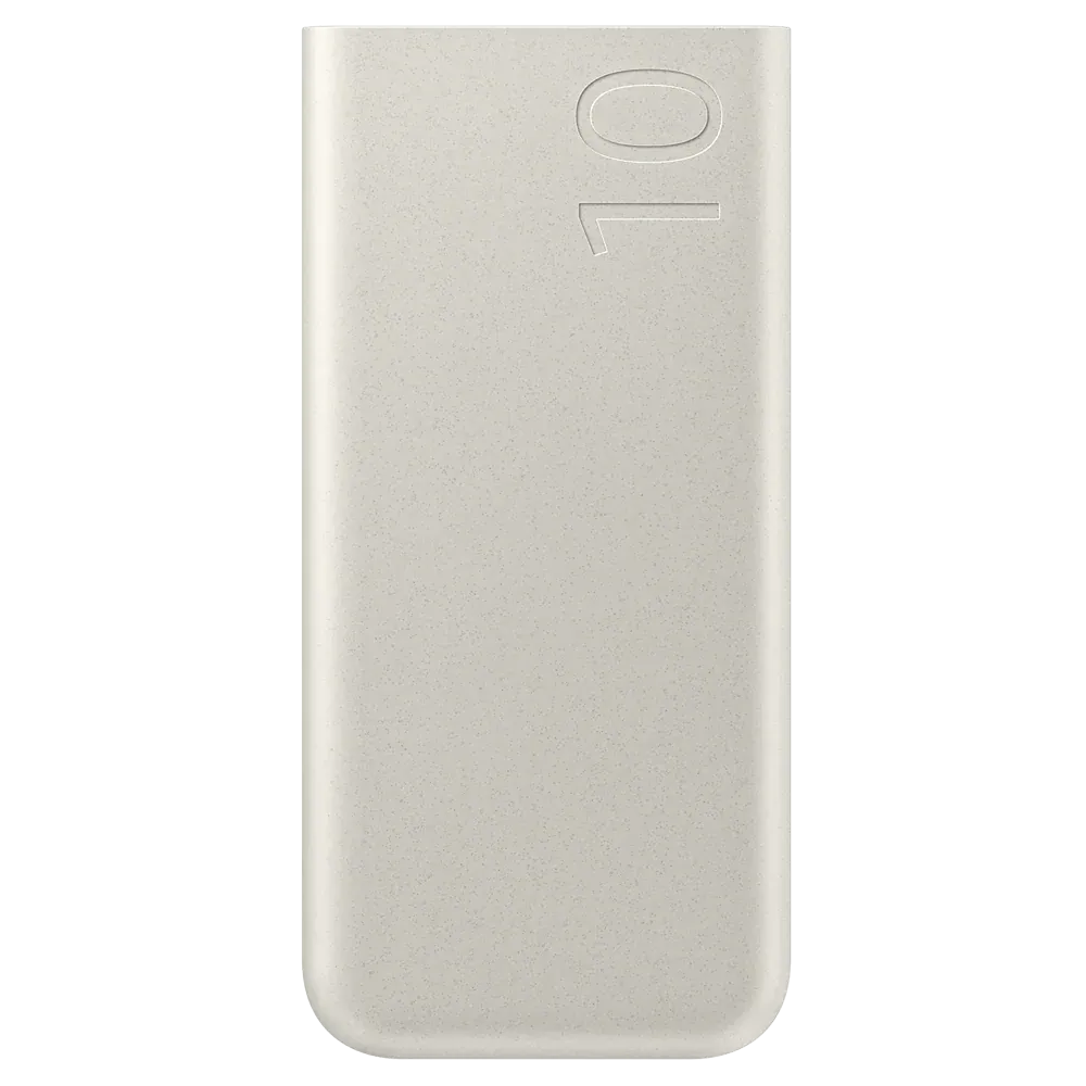 Samsung 25W Super FAST charging 2 x USB-C Port PD 10000mAh Slim Power Bank - Beige