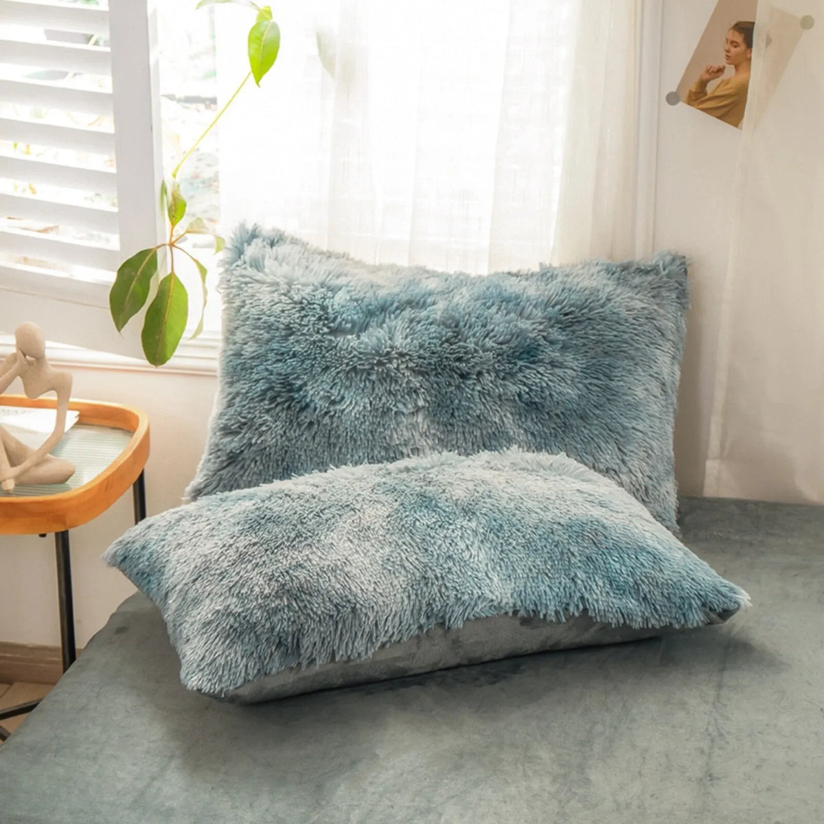 Slate Peluche Cloud Haven Quilt / Doona / Duvet Cover set