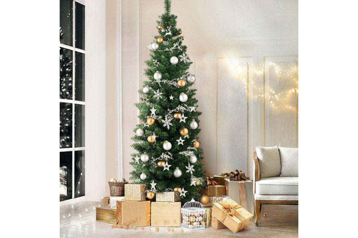 Jingle Jollys Christmas Tree 1.8m Xmas Tree Decorations Green 300 Tips