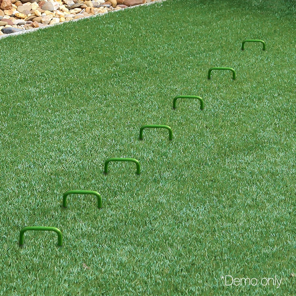 Primeturf Artificial Grass 100pcs Synthetic Pins Fake Lawn Turf Weed Mat Pegs Joining Tape