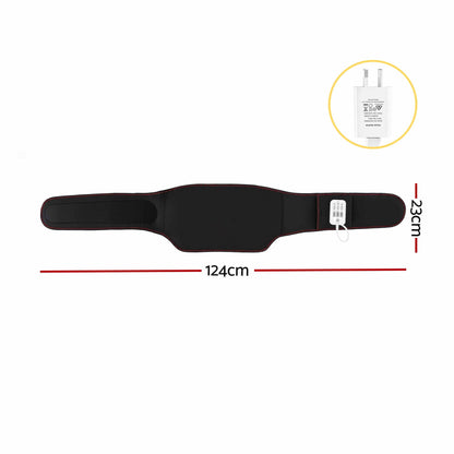 Livemor Back Massager for Sciatica Relief, Airbag Traction and Heat Lumbar Support Belt, 124cm