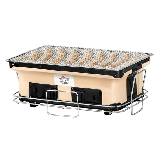 Grillz BBQ Grill Tabletop Charcoal Smoker