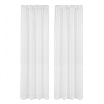 Artiss Blockout Curtains 2X 132x213cm Light Filtering Window Drapes Rod Pocket