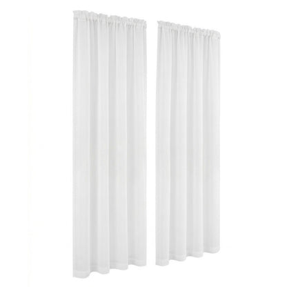 Artiss Blockout Curtains 2X 132x213cm Light Filtering Window Drapes Rod Pocket
