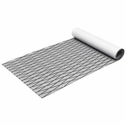 Seamanship EVA Foam Boat Flooring Deck Mat 240x90cm 6mm Diamond Light Grey