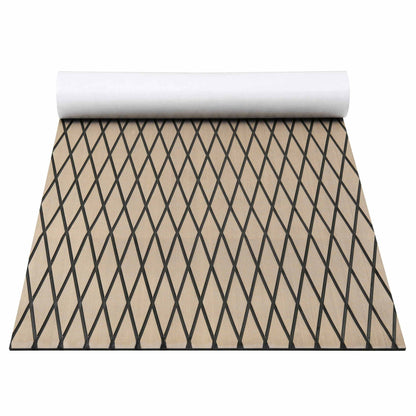 Seamanship EVA Foam Boat Flooring Decking Mat 240x90cm 6mm Diamond Taupe