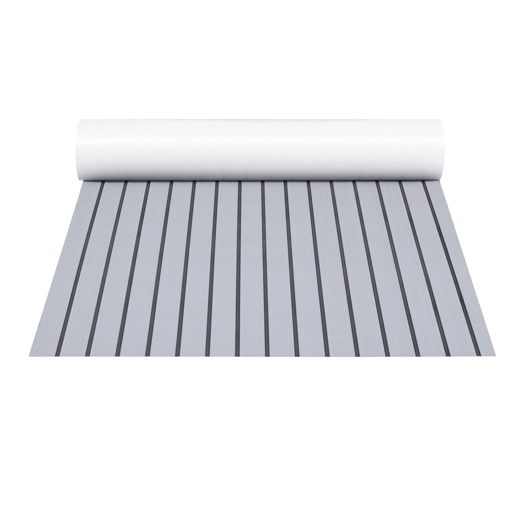 Seamanship EVA Foam Boat Flooring Mat Decking Sheet 240x90x0.6cm Light Grey