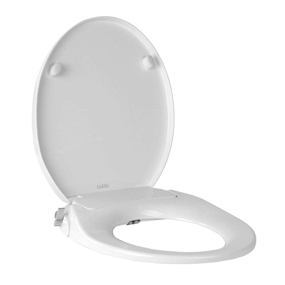 Cefito Non Electric Bidet Toilet Seat Cover Auto Water Spray Wash Knob Control