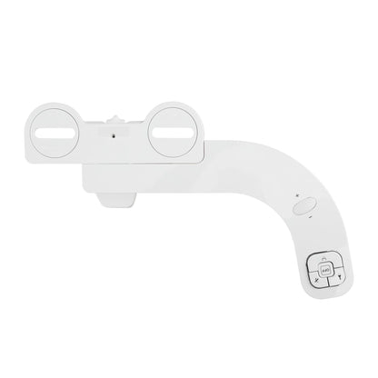 Cefito Ultra-Slim Bidet Attachment Detachable Bidet with Self-Cleaning Dual Nozzle Non-Electric Adjustable Water Pressure, Cold Water Toilet Bide