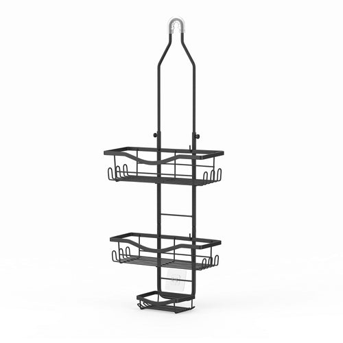 Artiss Shower Caddy Hanging Bathroom Organiser Over Head Black
