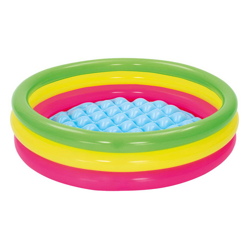 Bestway Kids Inflatable Pool Above Ground Round Splash Pool 102x102x25cm