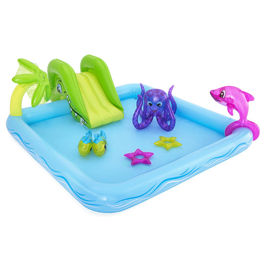 Bestway Kids Pool 239x206x86cm Inflatable Above Ground Swimming Play Pools 308L