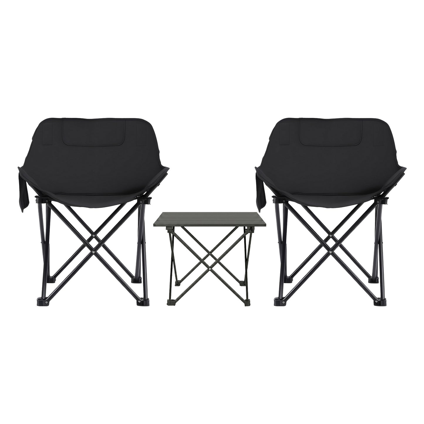 Weisshorn 3pc Camping Table Chair Set Outdoor Folding Aluminium Portable Picnic