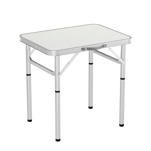 Weisshorn Folding Camping Table 60CM Adjustable Portable Outdoor Picnic Desk