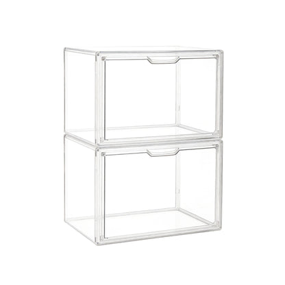 Artiss Clear Acrylic Display Case Box 2 Pack For Toys 54cm