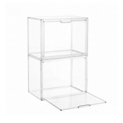Artiss Clear Acrylic Display Case Box 2 Pack For Toys 54cm