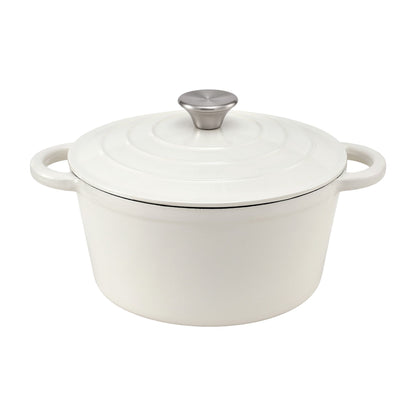 5-Star Chef 3.8L Enameled Cast Iron Dutch Oven Pot with Lid for Sourdough Bread Baking