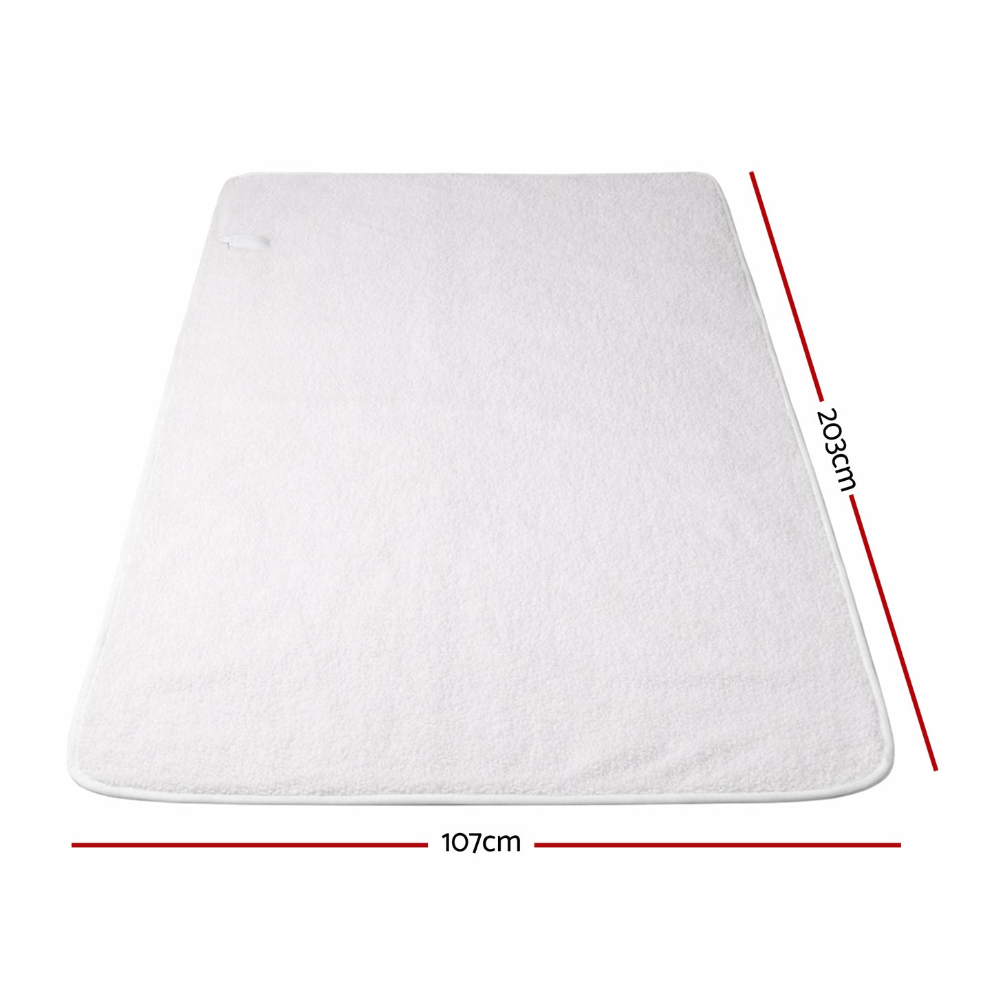 Giselle Electric Blanket LED Remote Sherpa Fleece Underlay Fully Fitted Machine Washable King Single