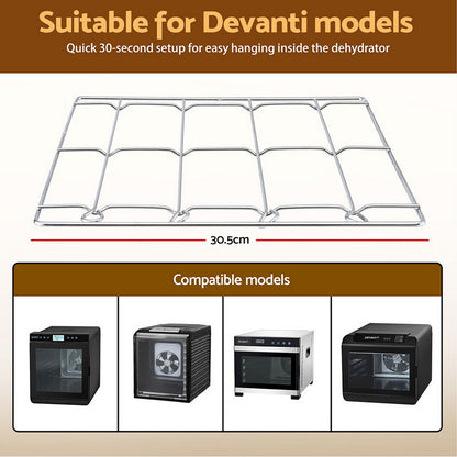 Devanti 304 Stainless Steel Hanging Rack Accessory for Food Dehydrator