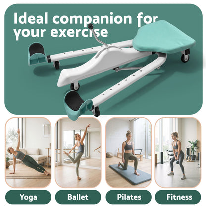 Everfit Leg Stretcher Machine Foldable 180 degree Adjustable Split Machine Green