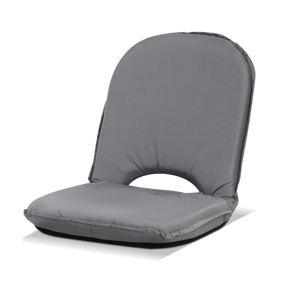 Artiss Floor Lounge Sofa Camping Chair Grey