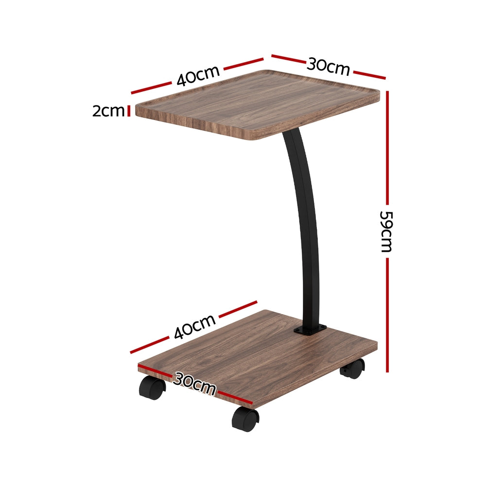 Artiss Coffee Table C Shaped