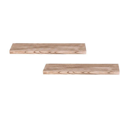 Artiss Floating Wall Shelf Set of 2 Wood 90CM