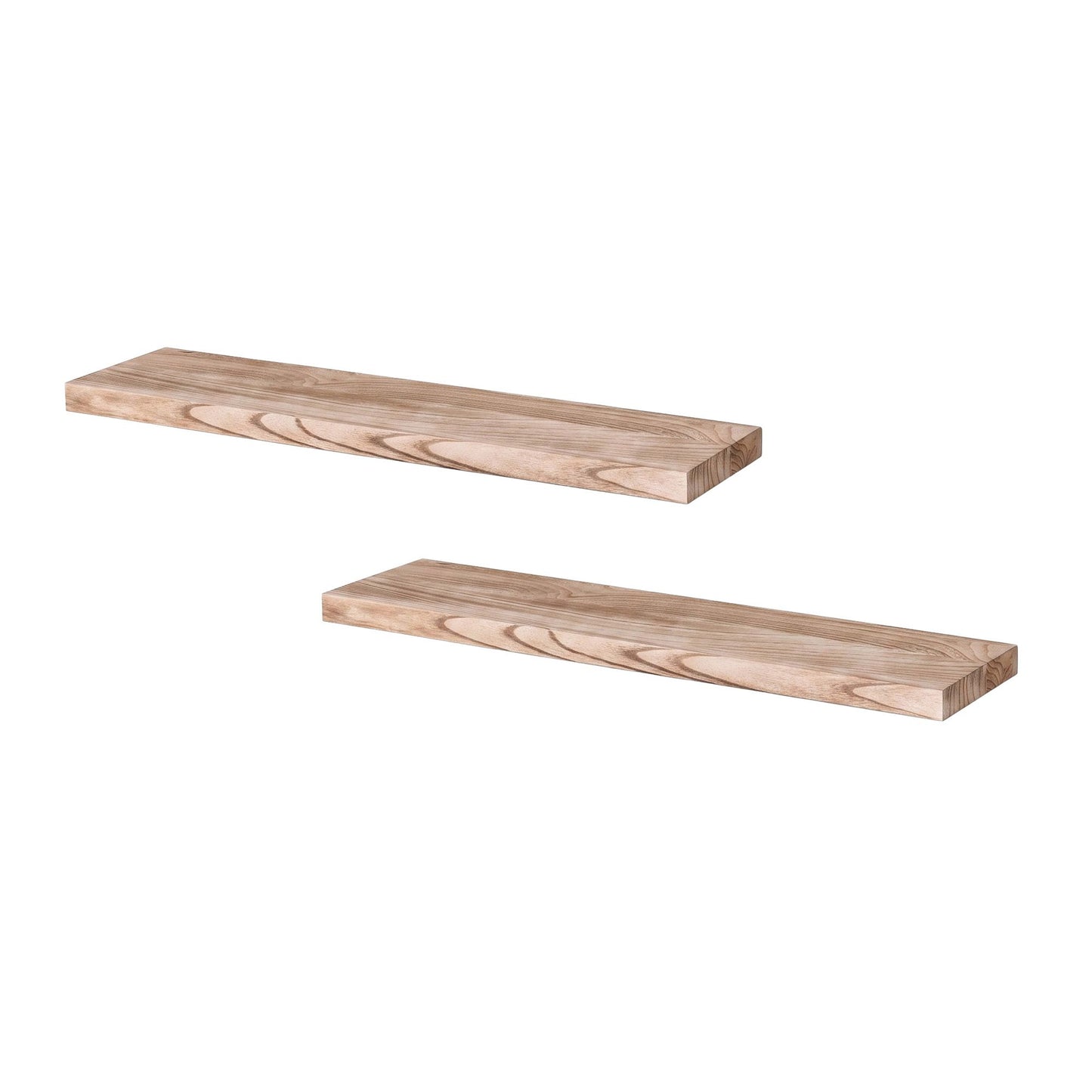 Artiss Floating Wall Shelf Set of 2 Wood 90CM