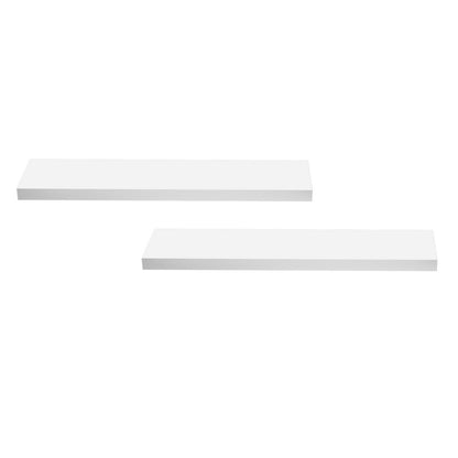 Artiss Floating Wall Shelf Set of 2 White 90CM
