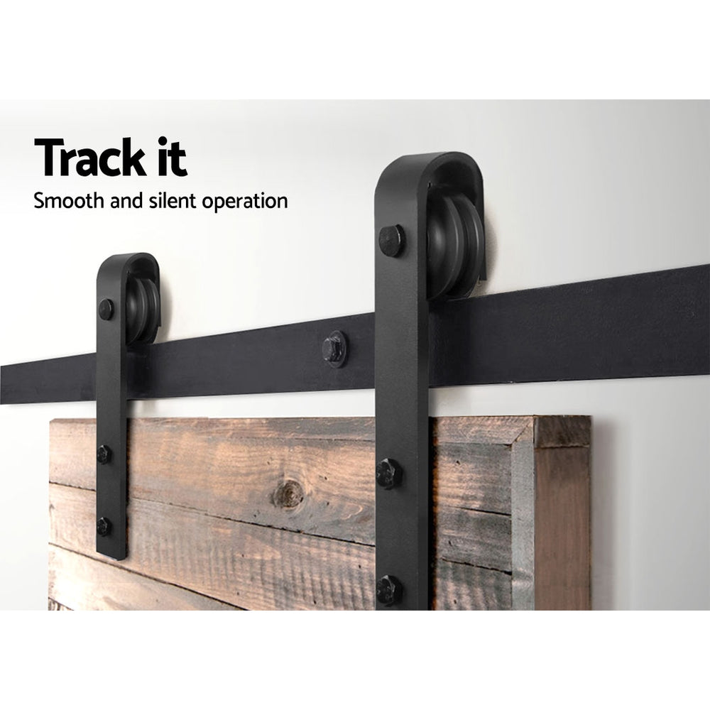 Cefito Sliding Barn Door Hardware Track Set 4m