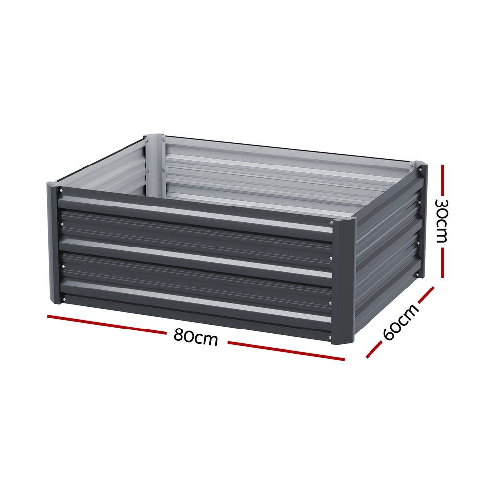 Green Fingers Garden Bed 80X60X30cm Planter Box