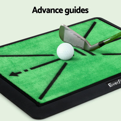Everfit Golf Hitting Mat Training Swing Path Feedback Detection Batting 44x33cm