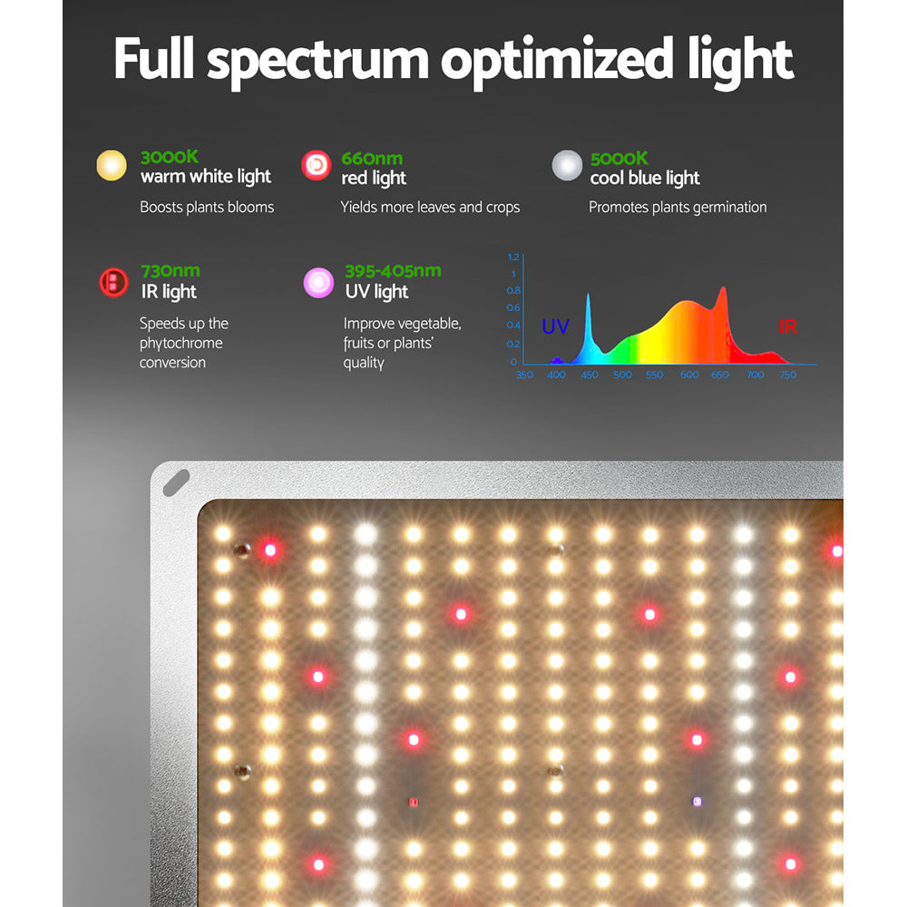 Greenfingers Grow Tent Light Kit 100x100x200CM 4500W LED Full Spectrum