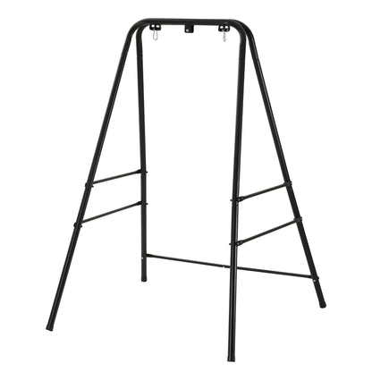 Gardeon Hammock Stand 135cm x180cm Steel Frame for Hanging Chairs Black