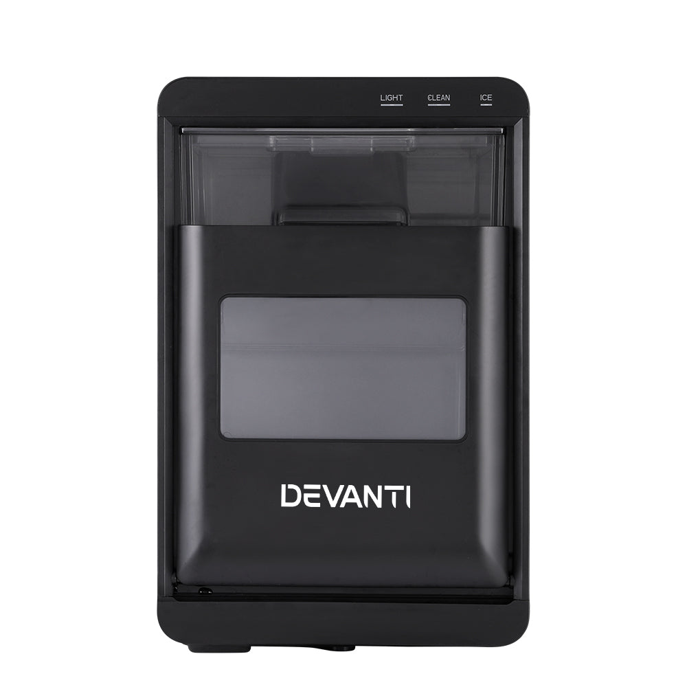Devanti Ice Maker Machine 20kg Chewable Nugget Ice Countertop w/Self Cleaning