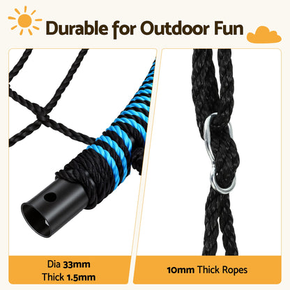 Gardeon Tree Swing Net Hammock 98.5cm for Backyard Porch Outside Playground