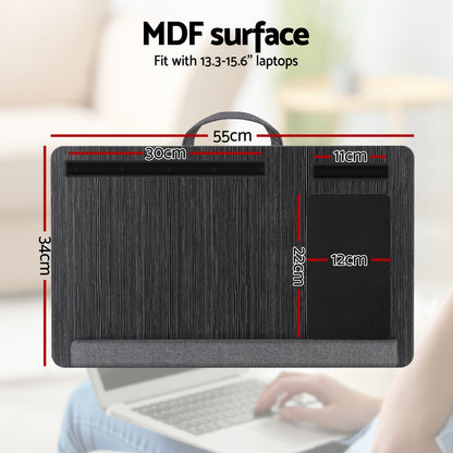 Artiss Lap Desk Laptop DeskS Portable w/ Wrist-rest Phone Slot Mouse Pad 55CM