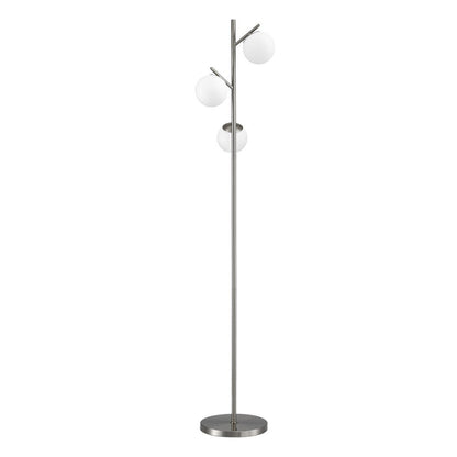 Artiss 3-Light Tree Floor Lamp 165cm Tall Standing Light with Sphere Glass Shades for Modern Homes