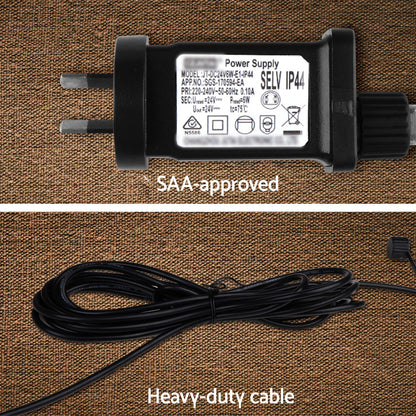 59m LED Festoon String Lights Christmas Decorations Wedding Party Outdoor Garden