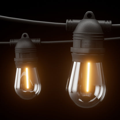 73m Festoon Lights Christmas Fairy String Lights Outdoor Party Garden Decor