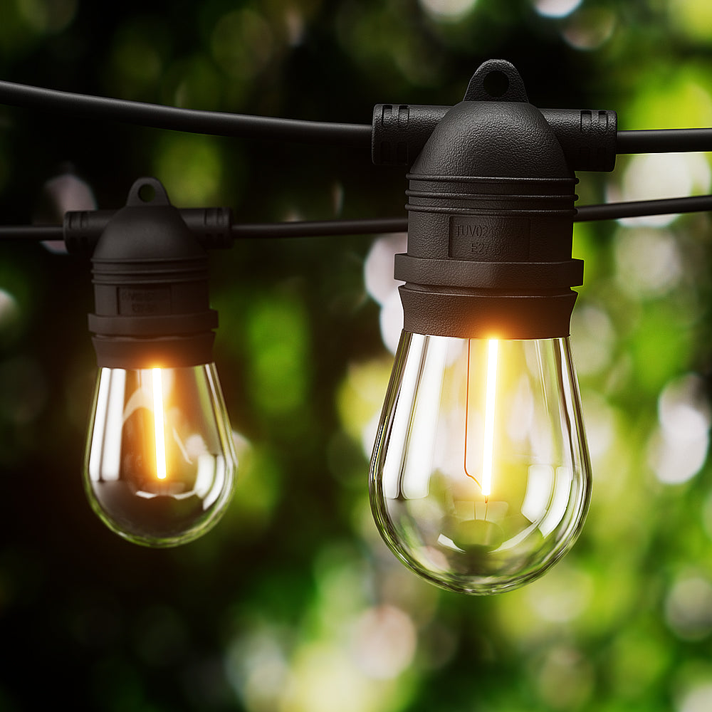 73m Festoon Lights Christmas Fairy String Lights Outdoor Party Garden Decor