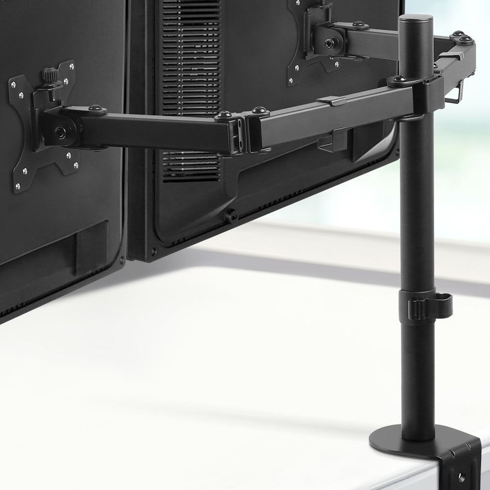 Artiss Monitor Arm Mount Dual 32" Black