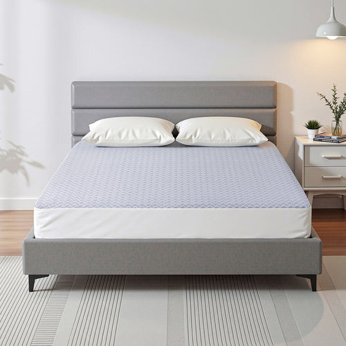 Giselle Cooling Mattress Protector Waterproof Deep Pocket Fitted Cover Double