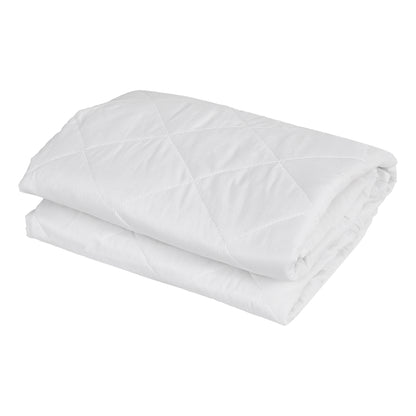 Giselle Waterproof Mattress Protector 100% Cotton Quilted Fitted Cover Queen