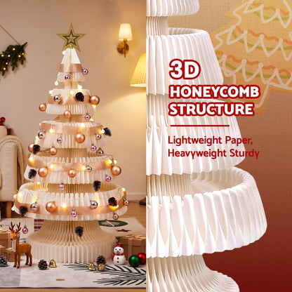 Jingle Jollys Prelit Christmas Tree Decorations Bundle Foldable Quick Setup